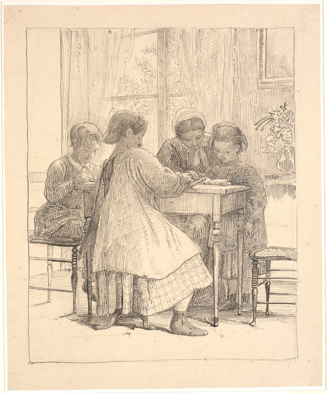 Läxläsning av Wilhelm Marstrand