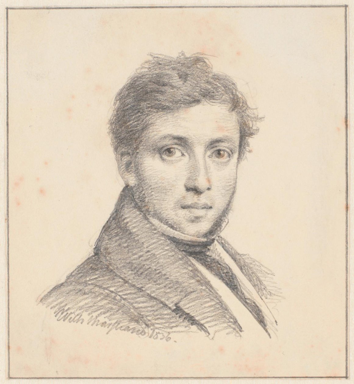 Porträtt av C. Købke av Wilhelm Marstrand
