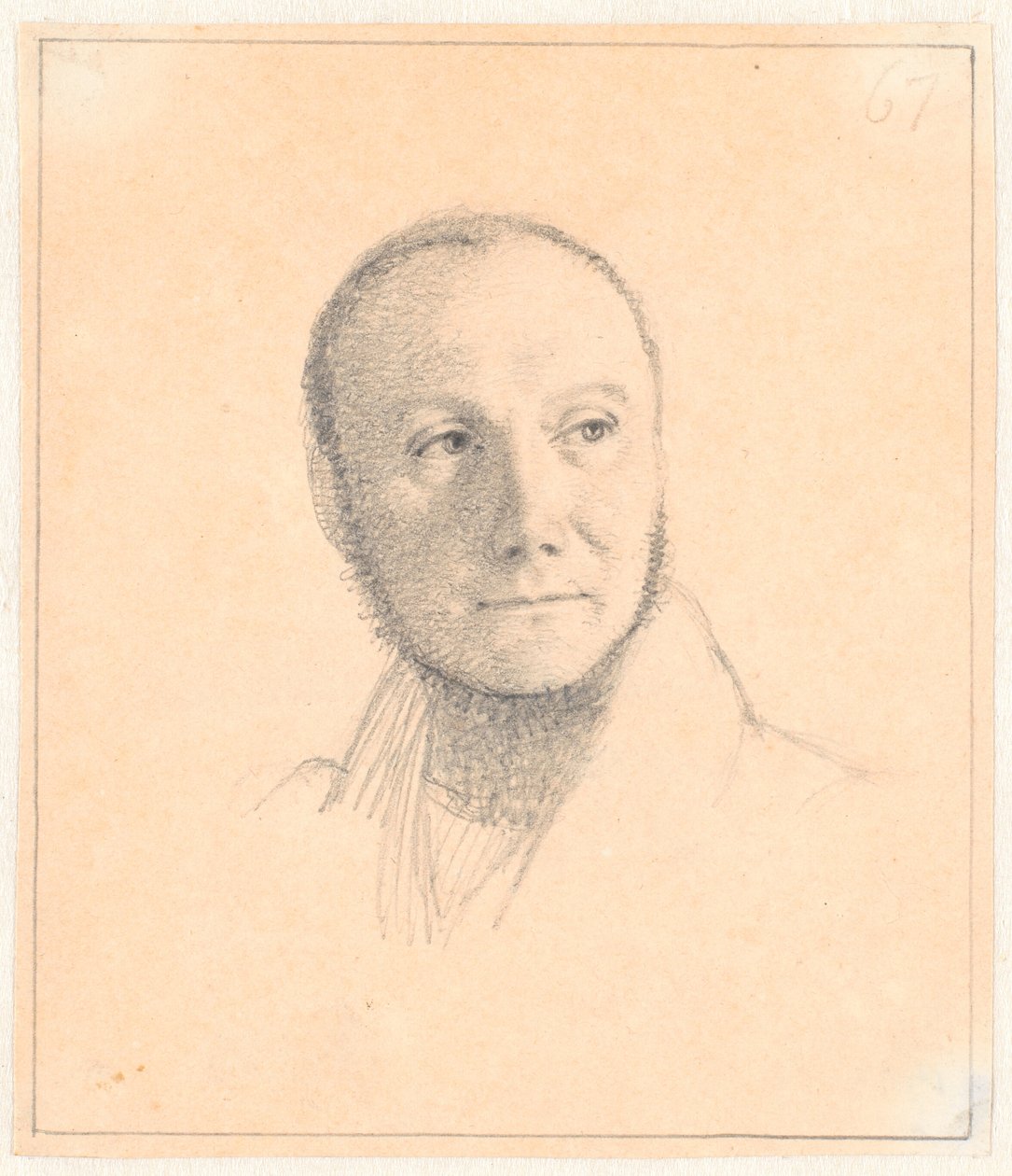 Porträtt av Christian Waagepetersen, vinhandlare, rådman, hovombud av Wilhelm Marstrand