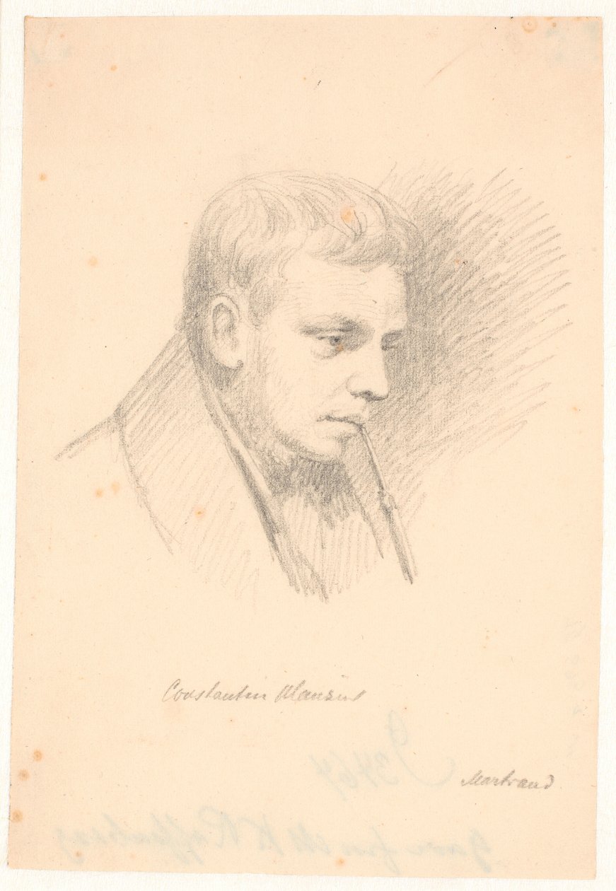 Porträtt av Constantin Hansen av Wilhelm Marstrand