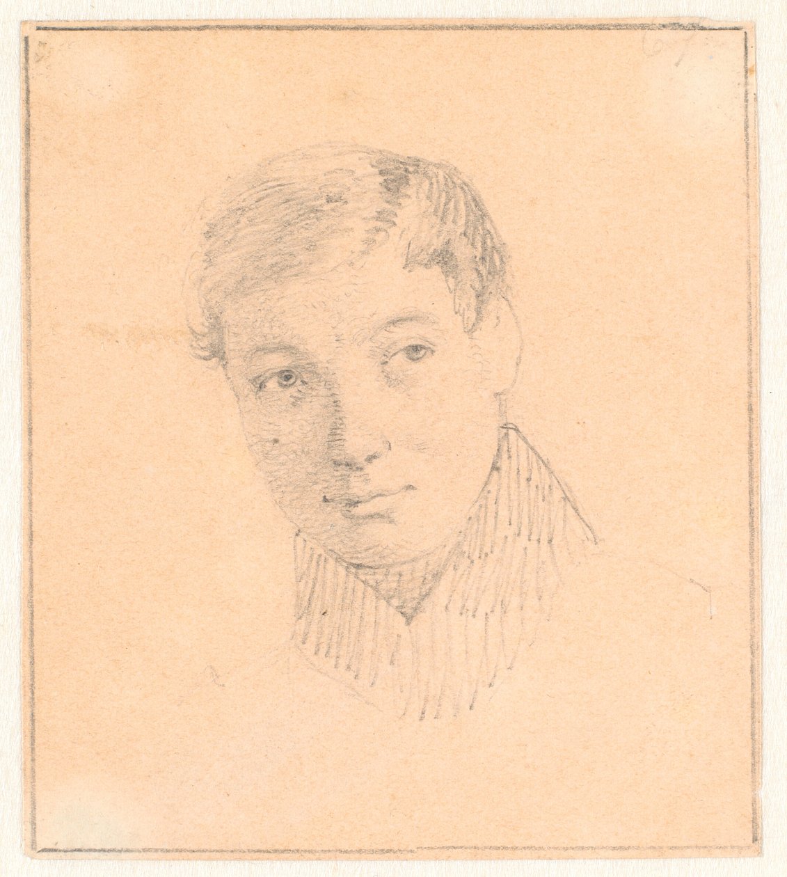 Porträtt av Lorentz Ludvig Mozart Waagepetersen av Wilhelm Marstrand