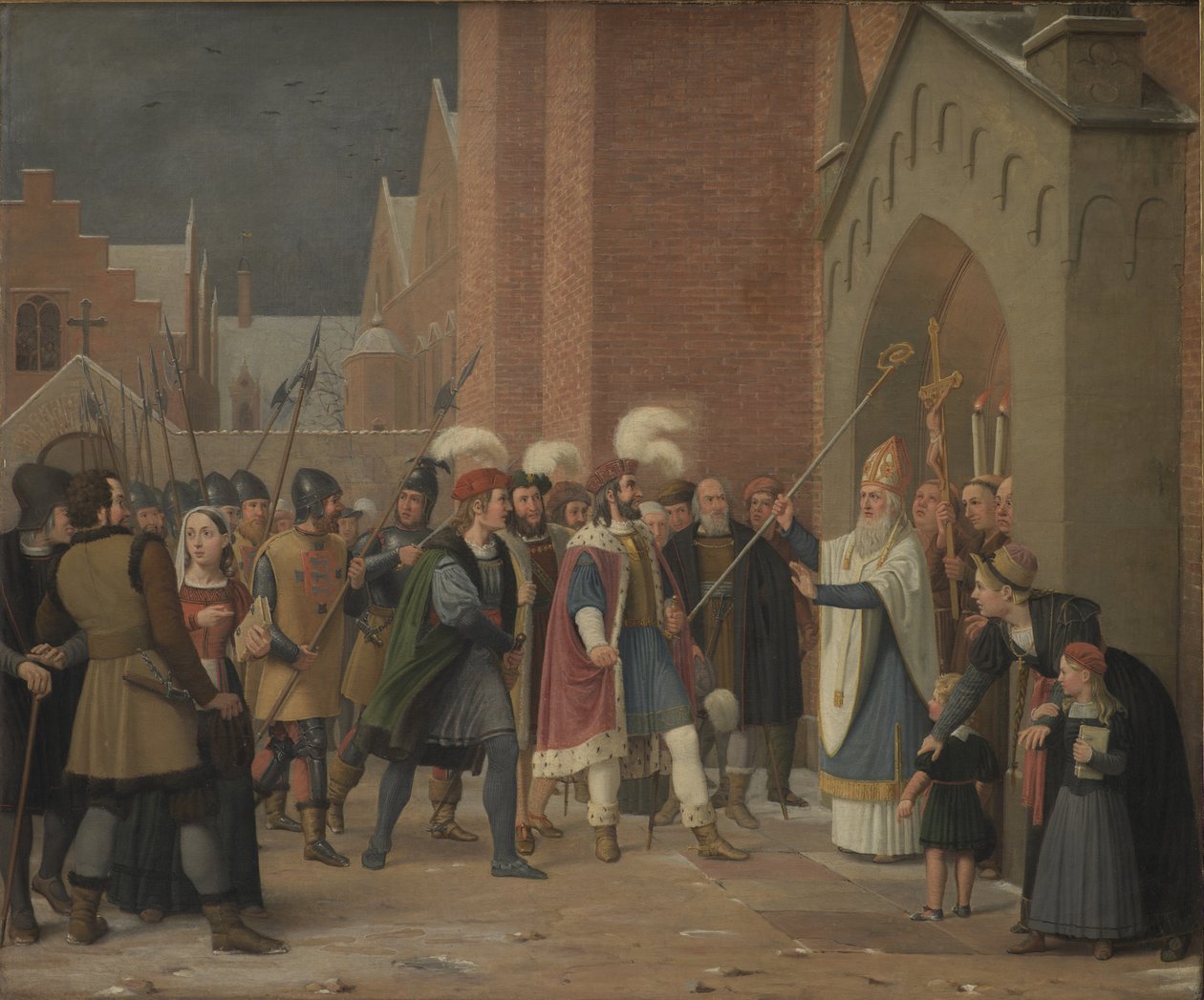 Svend Estridsen och biskop Vilhelm av Wilhelm Marstrand
