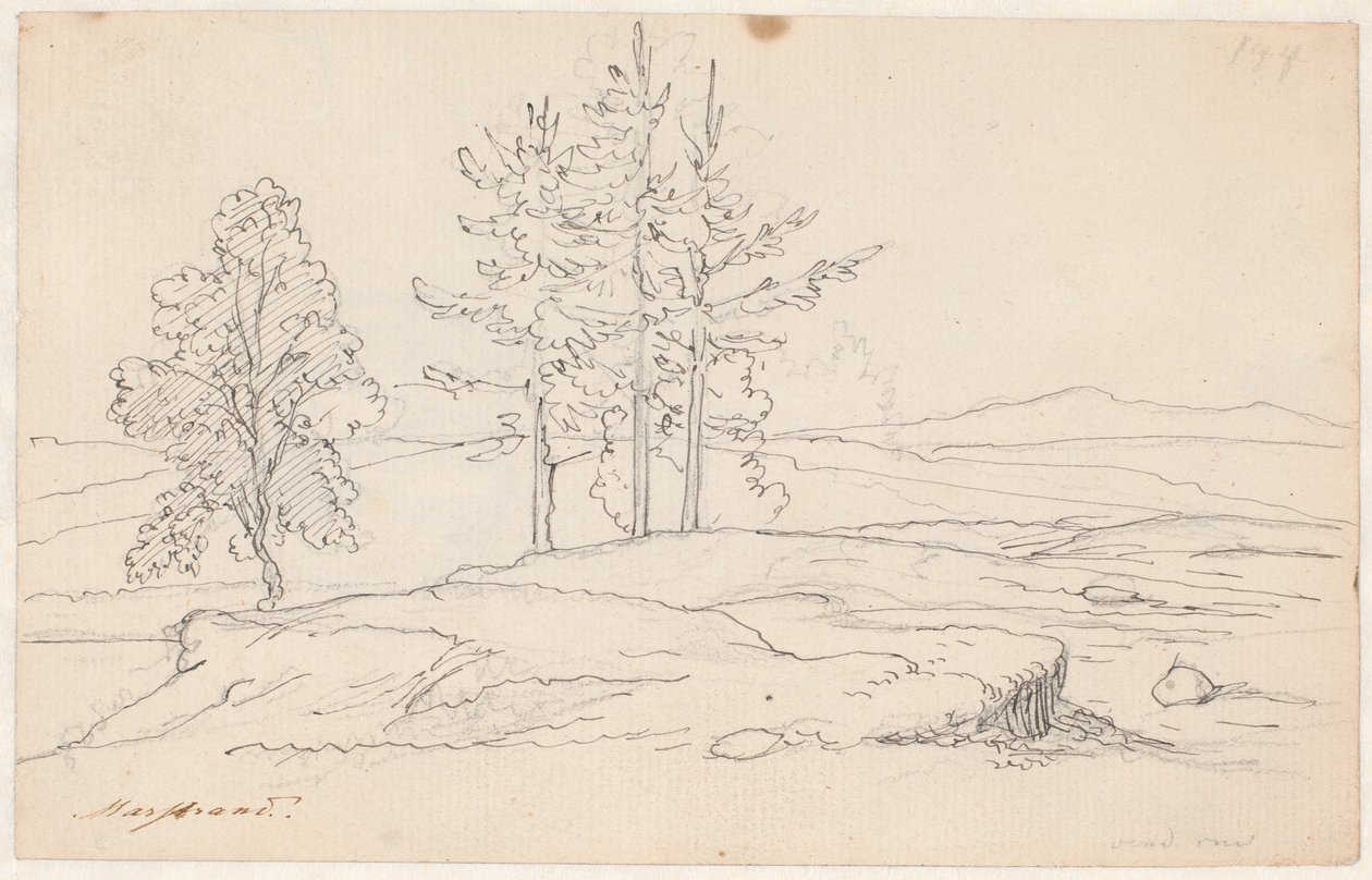 svenskt landskap av Wilhelm Marstrand