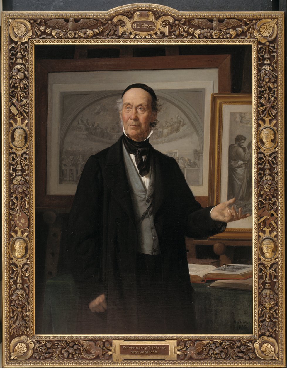 Konsthistorikern N.L. Kullen av Wilhelm Marstrand