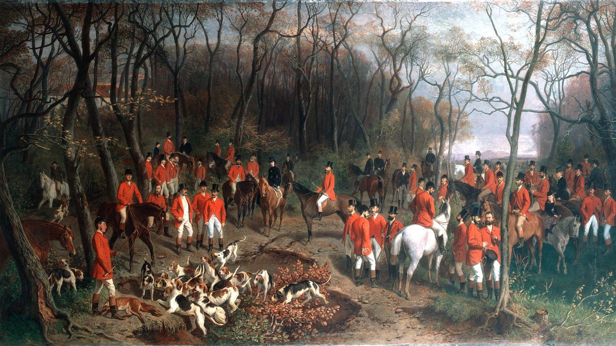 Elizabeth på jakten, sent 1800-tal av Wilhelm Richter