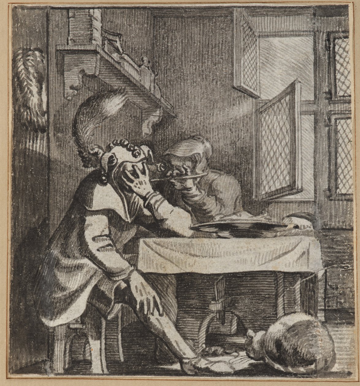 Dåren som ser genom sin frus fingrar av Wilhelm Stettler