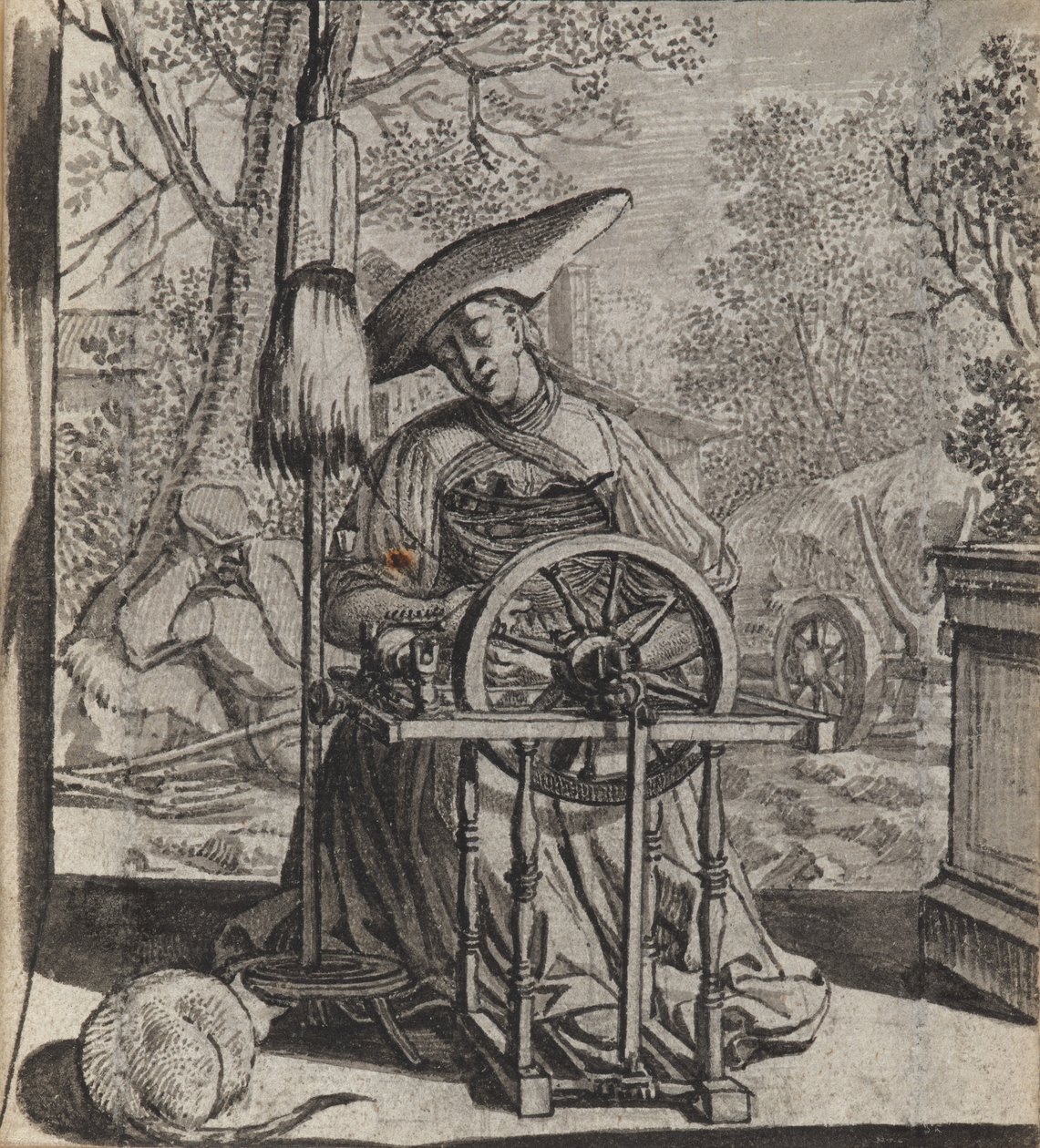 The Lazy Service-Messenger Jester av Wilhelm Stettler