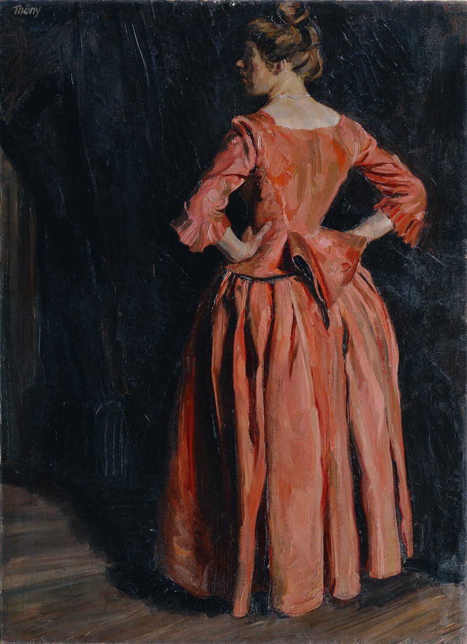 porträtt av en dam av Wilhelm Thöny