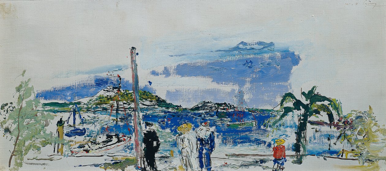 Sjömän på stranden av Wilhelm Thöny