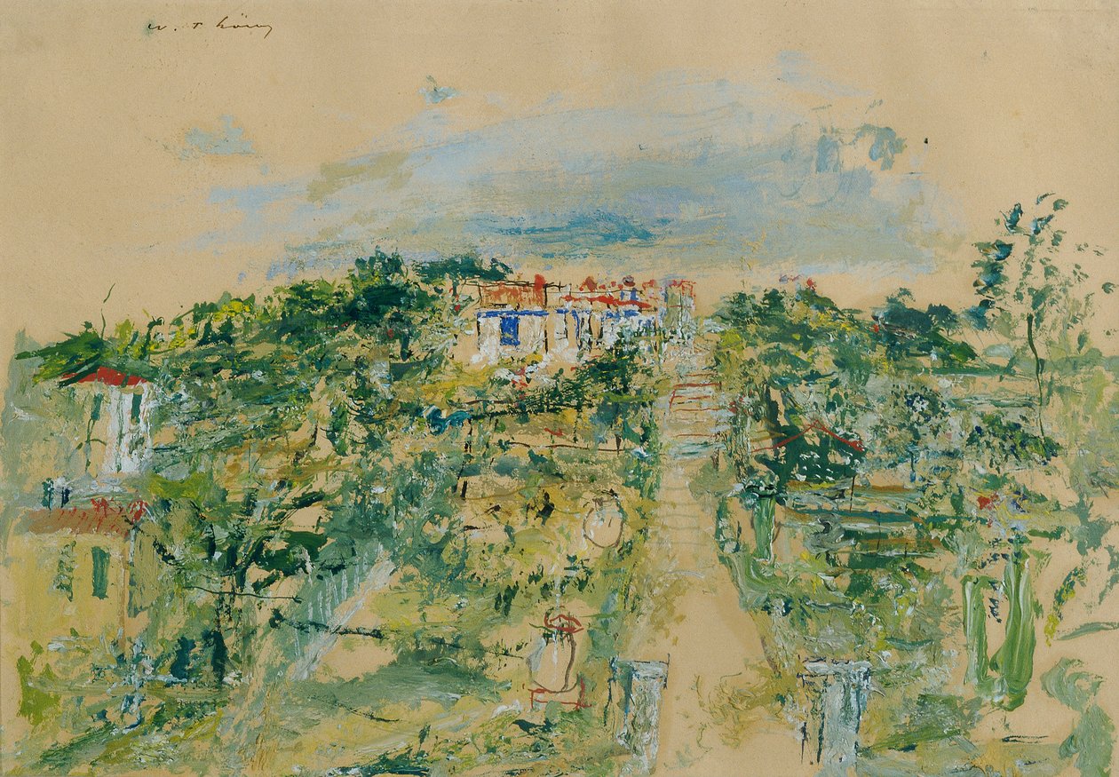 Straße i Sanary-sur-Mer av Wilhelm Thöny