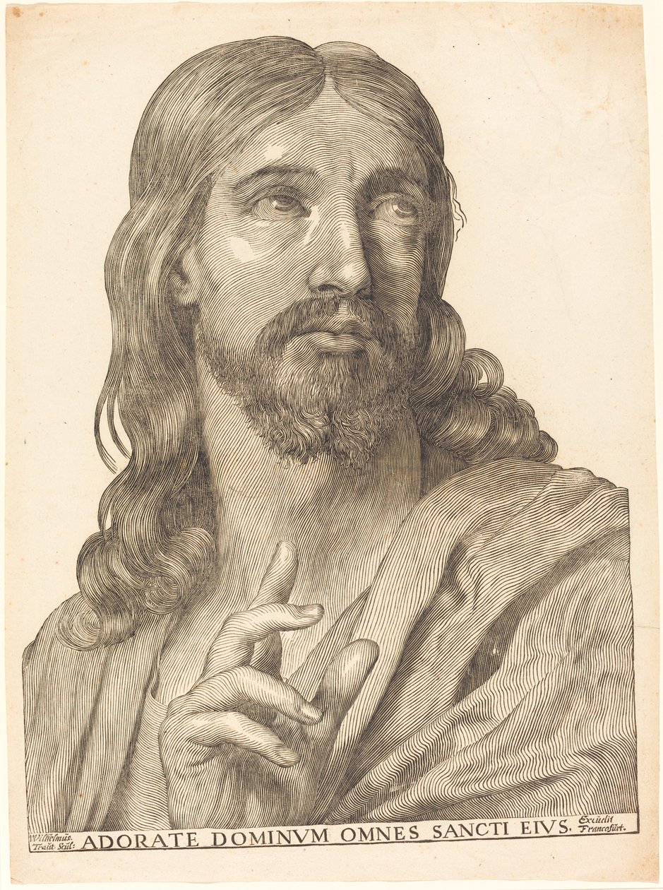Kristus i halvlängd av Wilhelm Traut