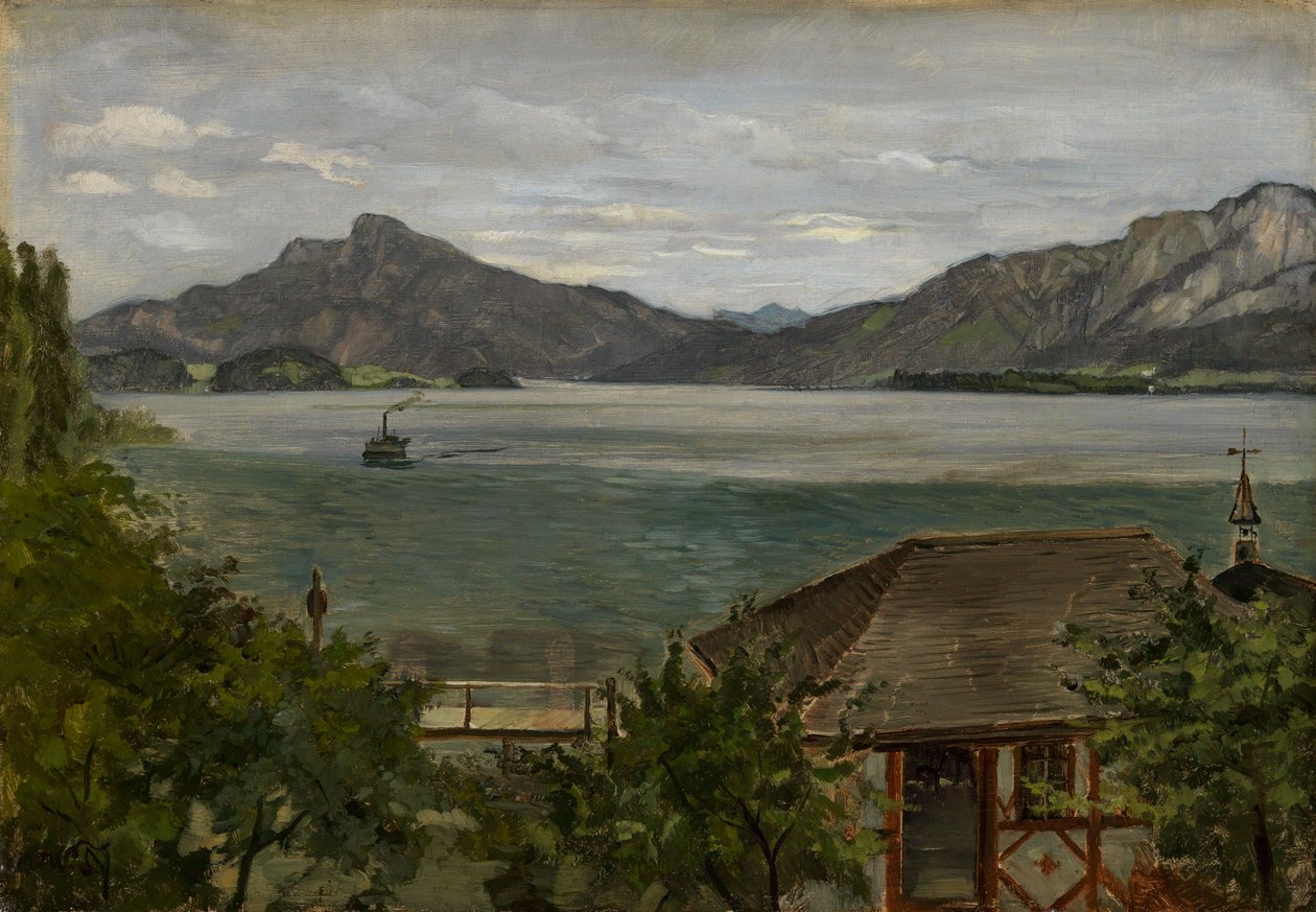 Vid Mondsee av Wilhelm Trübner