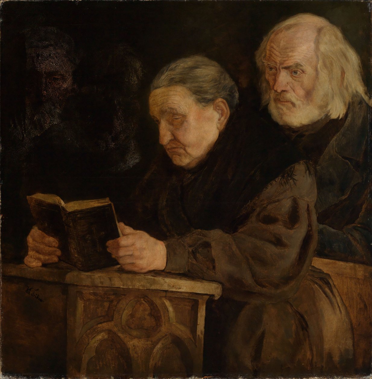 I kyrkan av Wilhelm Trübner