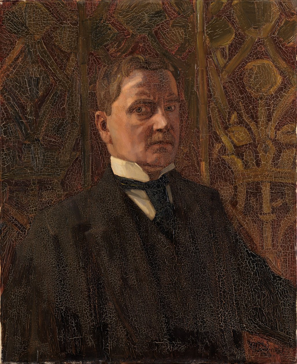 Självporträtt av Wilhelm Trübner