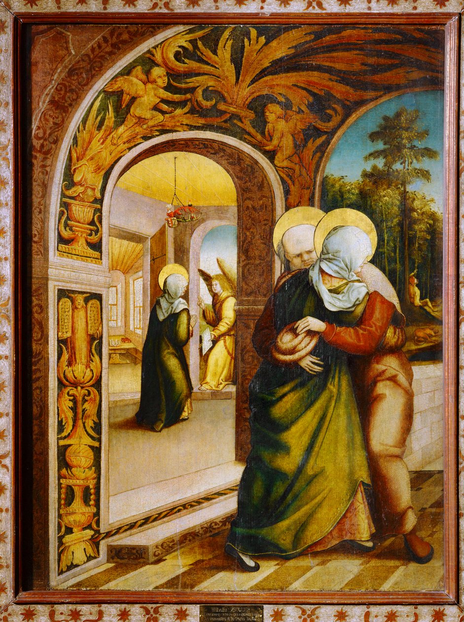 La Rencontre a la Porte Doree - Möte mellan Anne ... av Wilhelm Ziegler