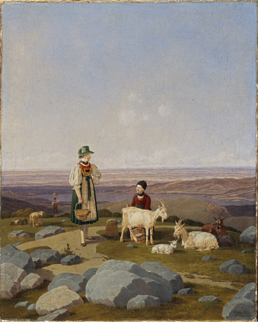 Tyska: Auf der Geisalm På Geisalm av Wilhelm von Kobell