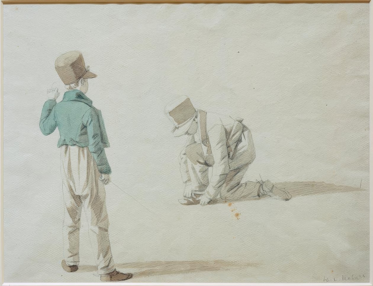 Studie av en pojke med keps av Wilhelm von Kobell