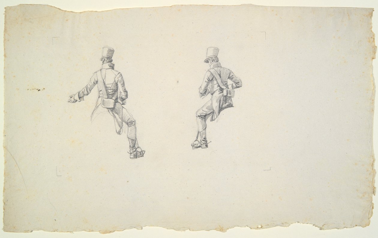 Studie av en österrikisk husar av Wilhelm von Kobell