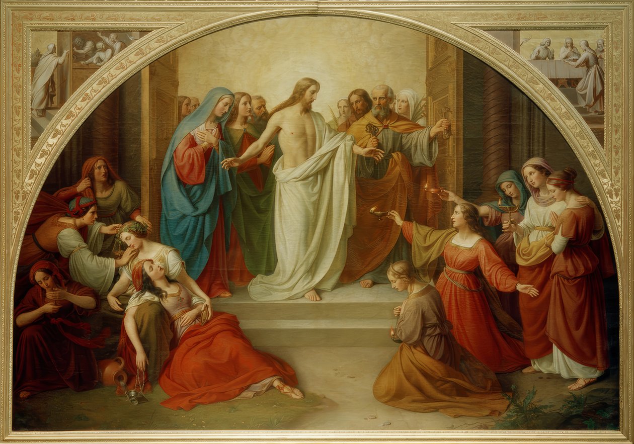 W. v. Schadow, De kloka och dåraktiga jungfrurna av Friedrich Wilhelm von Schadow
