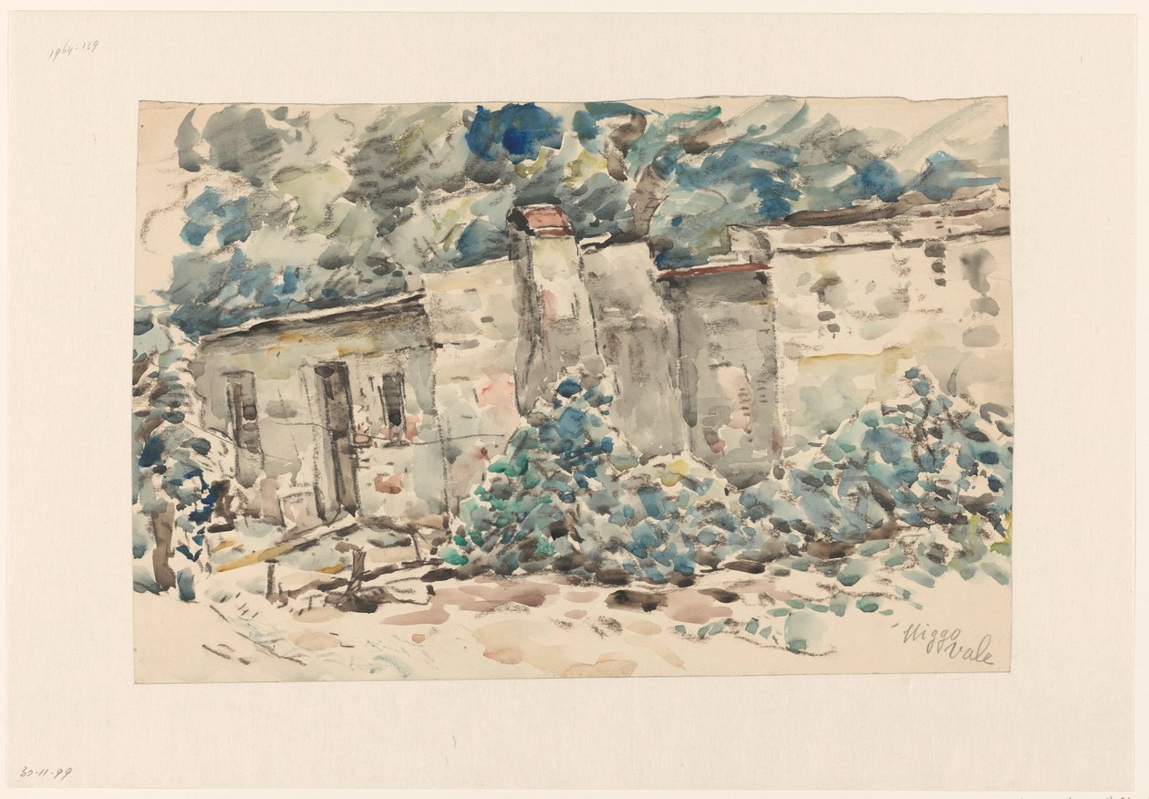 Stuga i Higgo Vale (?) av Wilhelmus Johannes Steenhoff