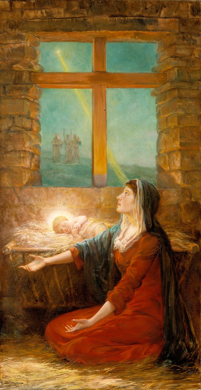 Julmorgon, 1908. av Will H. Low