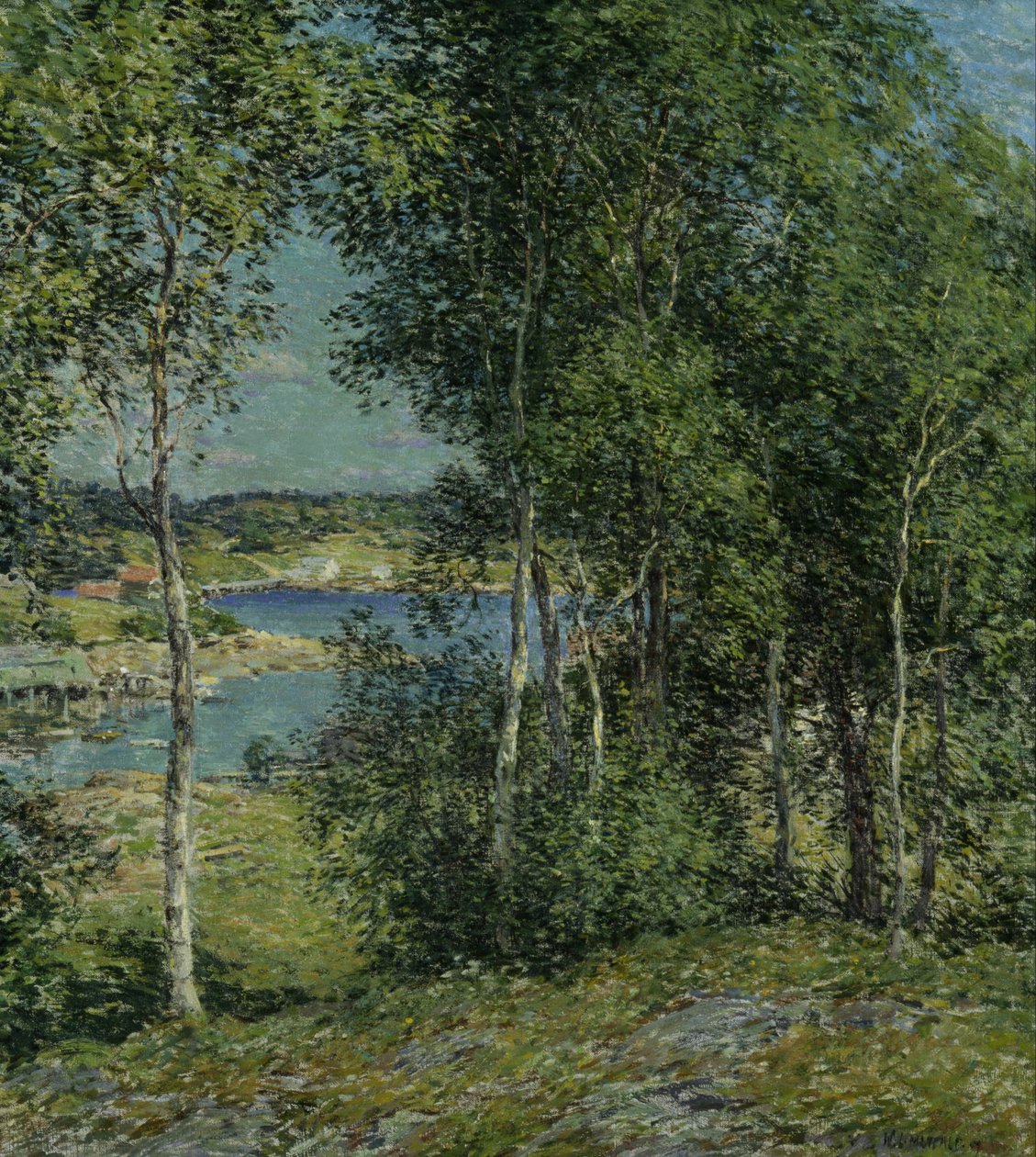 A Family of Birches av Willard Leroy Metcalf