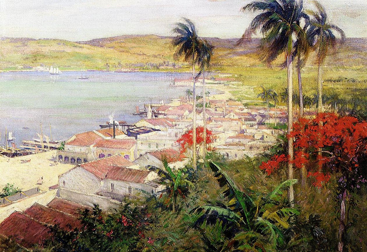 Landningen, 1904 av Willard Leroy Metcalf