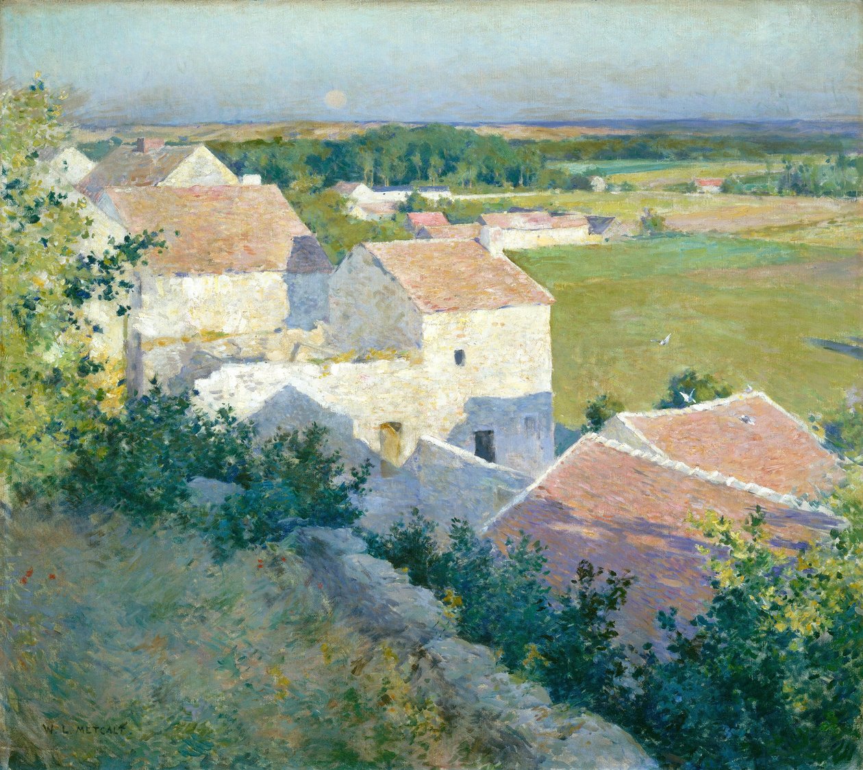 Midsommarskymning av Willard Leroy Metcalf