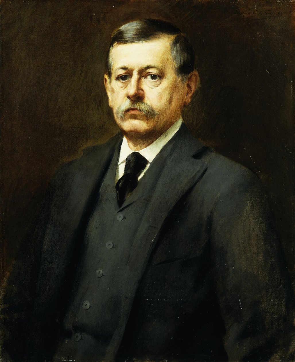 Porträtt av Patterson, 1895 av Willard Leroy Metcalf