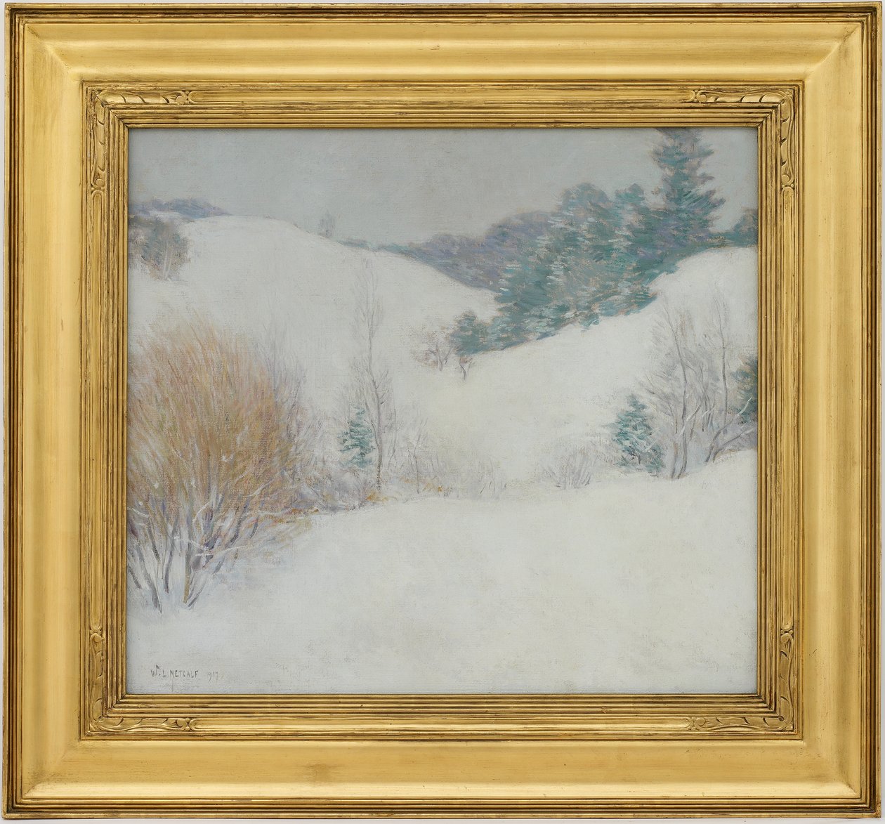 Den vita betesmarken av Willard Leroy Metcalf