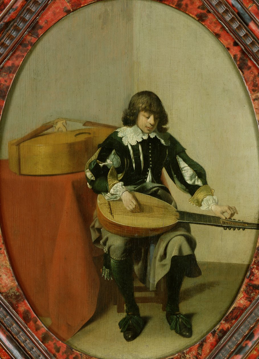 Den unga musikern av Willem Cornelisz Duyster