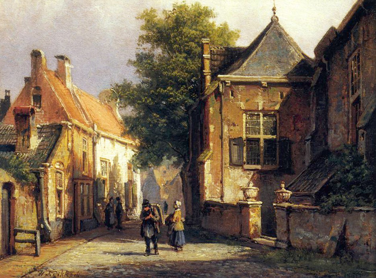 I Amsterdam av Willem Koekkoek