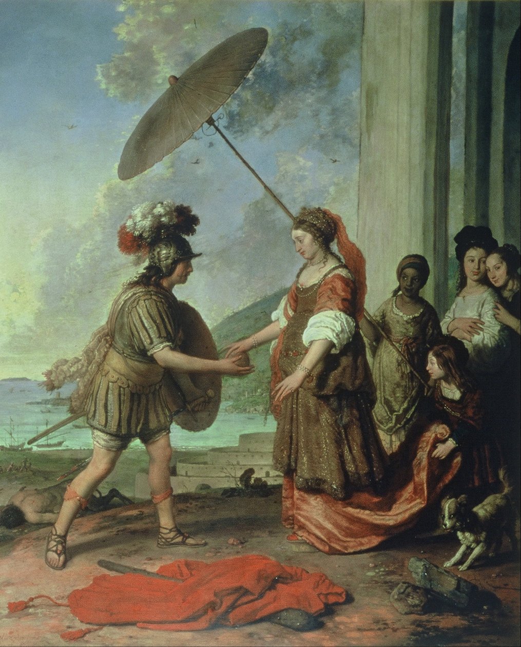 Theseus and Ariadne av Willem Strijcker