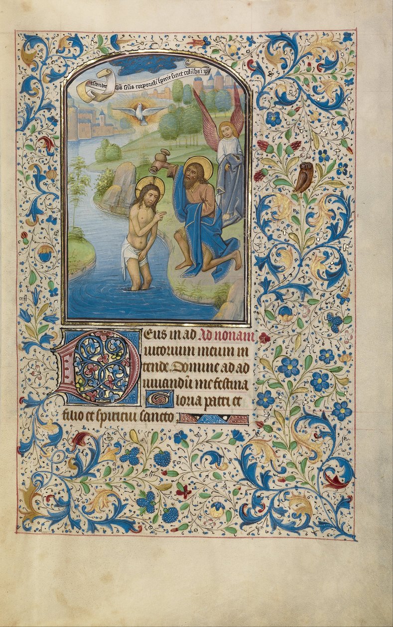 The Baptism of Christ av Willem Vrelant
