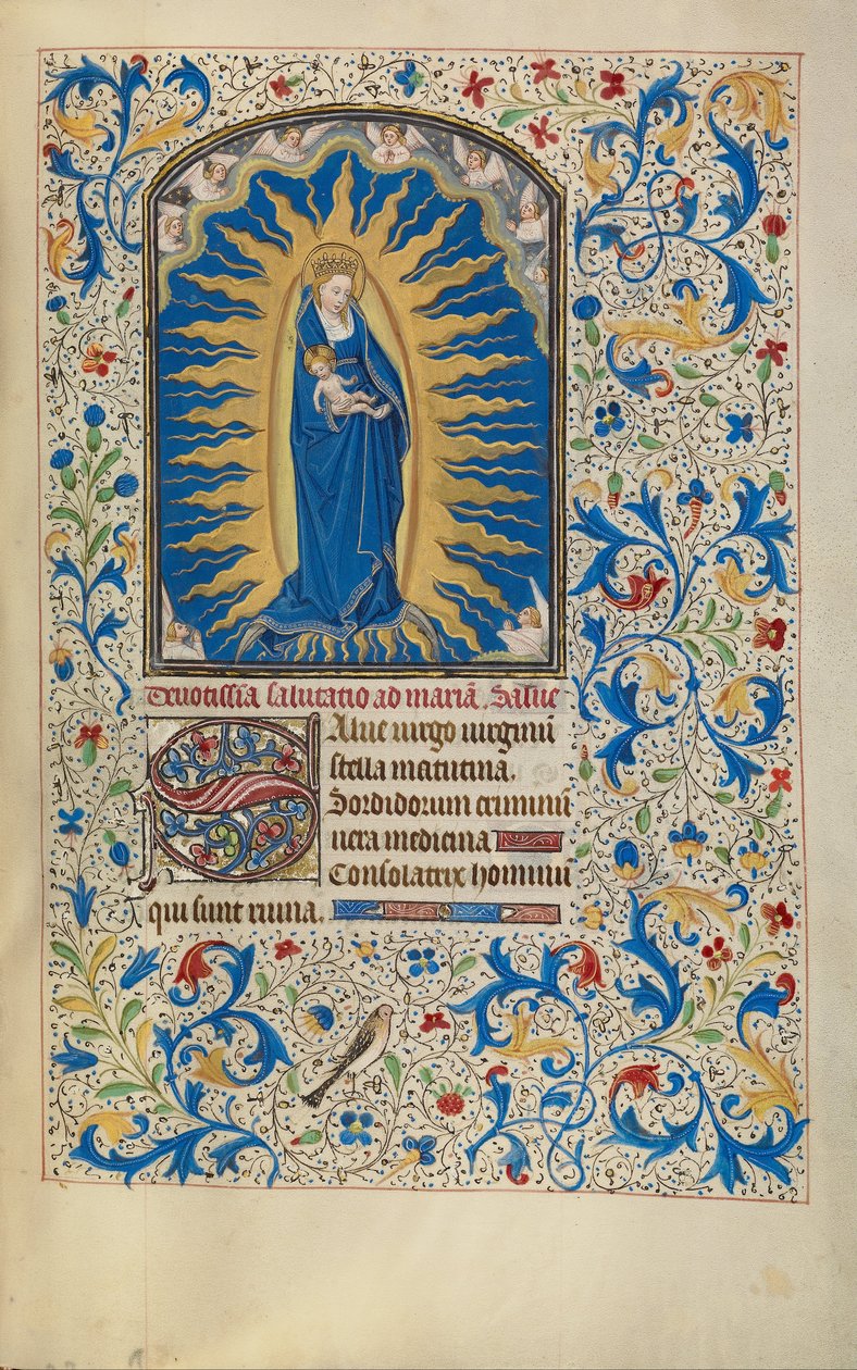 The Virgin and Child av Willem Vrelant