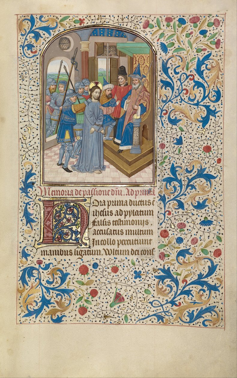 Christ before Pilate av Willem Vrelant
