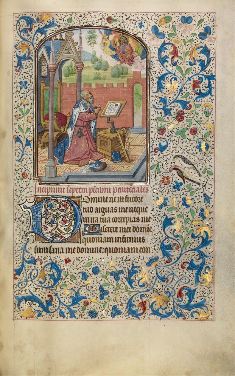 David in Prayer av Willem Vrelant