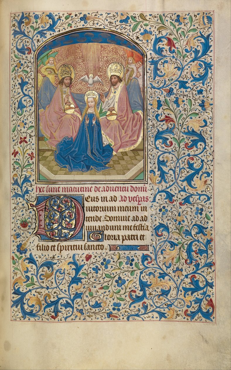The Coronation of the Virgin av Willem Vrelant