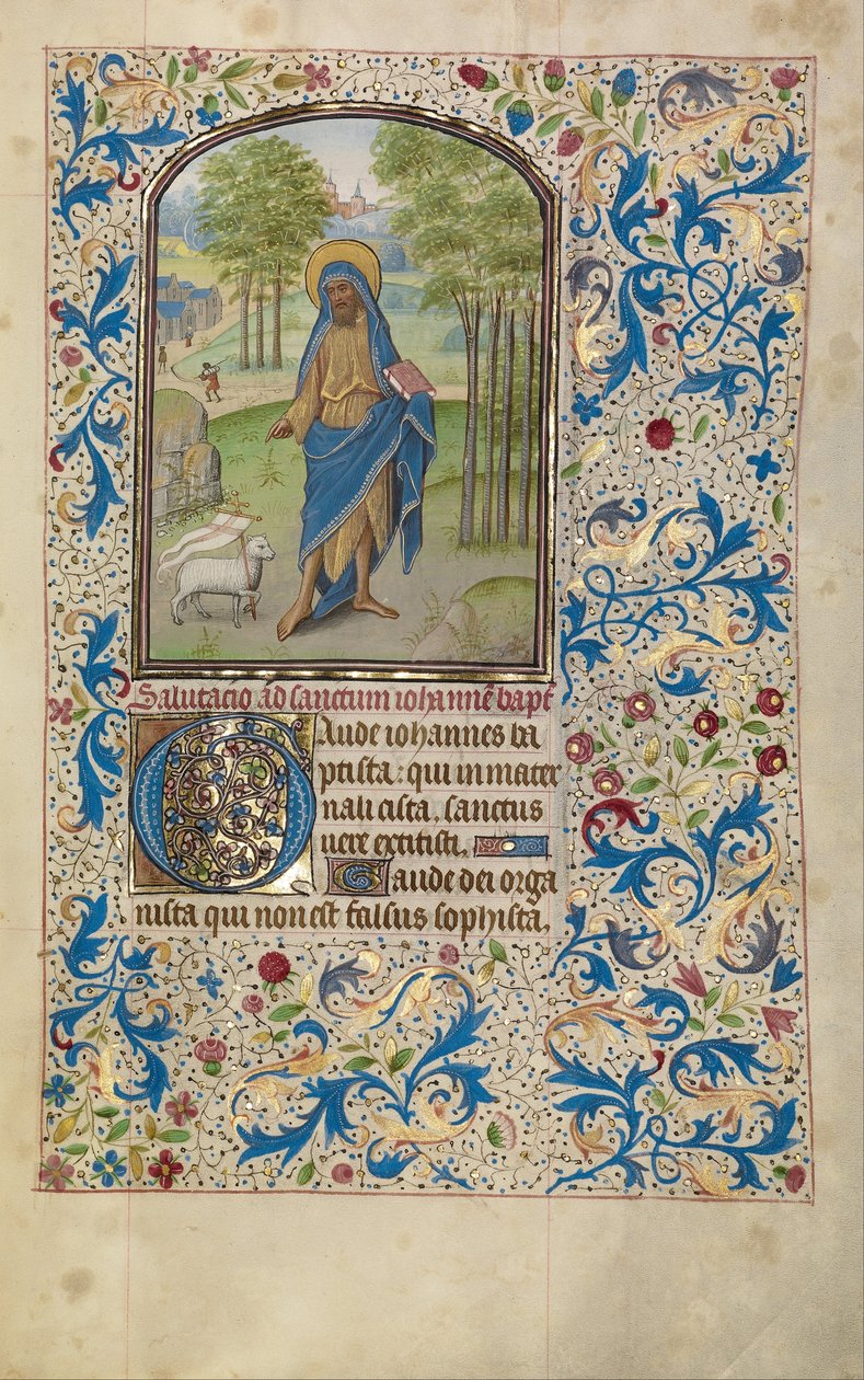 Saint John the Baptist av Willem Vrelant