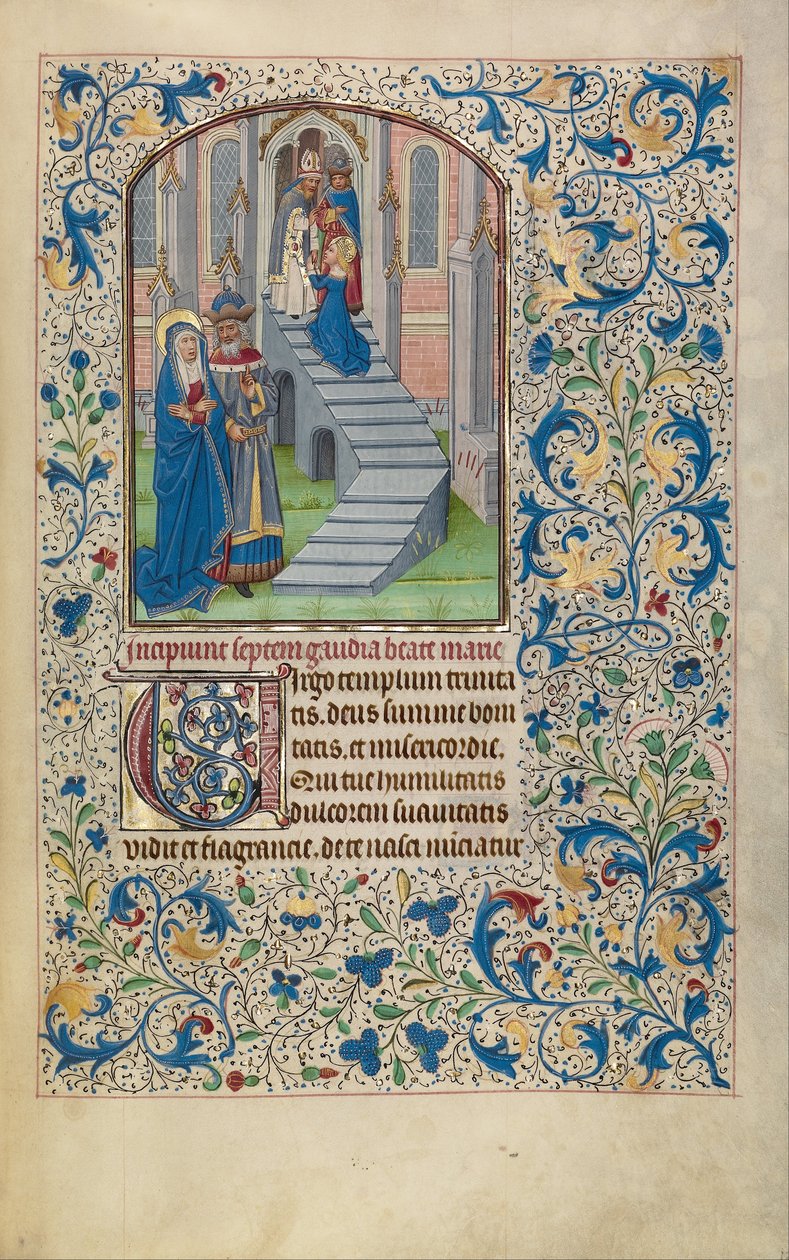 The Presentation of the Virgin in the Temple av Willem Vrelant