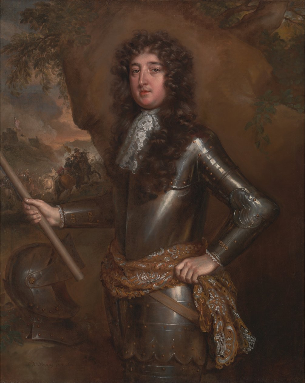 An Unknown Man, Probably the 9th Earl of Derby av Willem Wissing