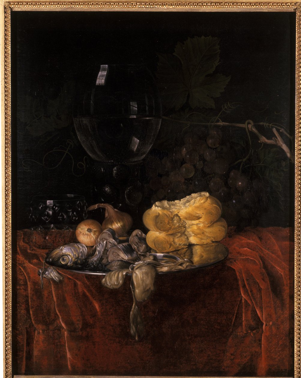 Stilleben med sill av Willem van Aelst
