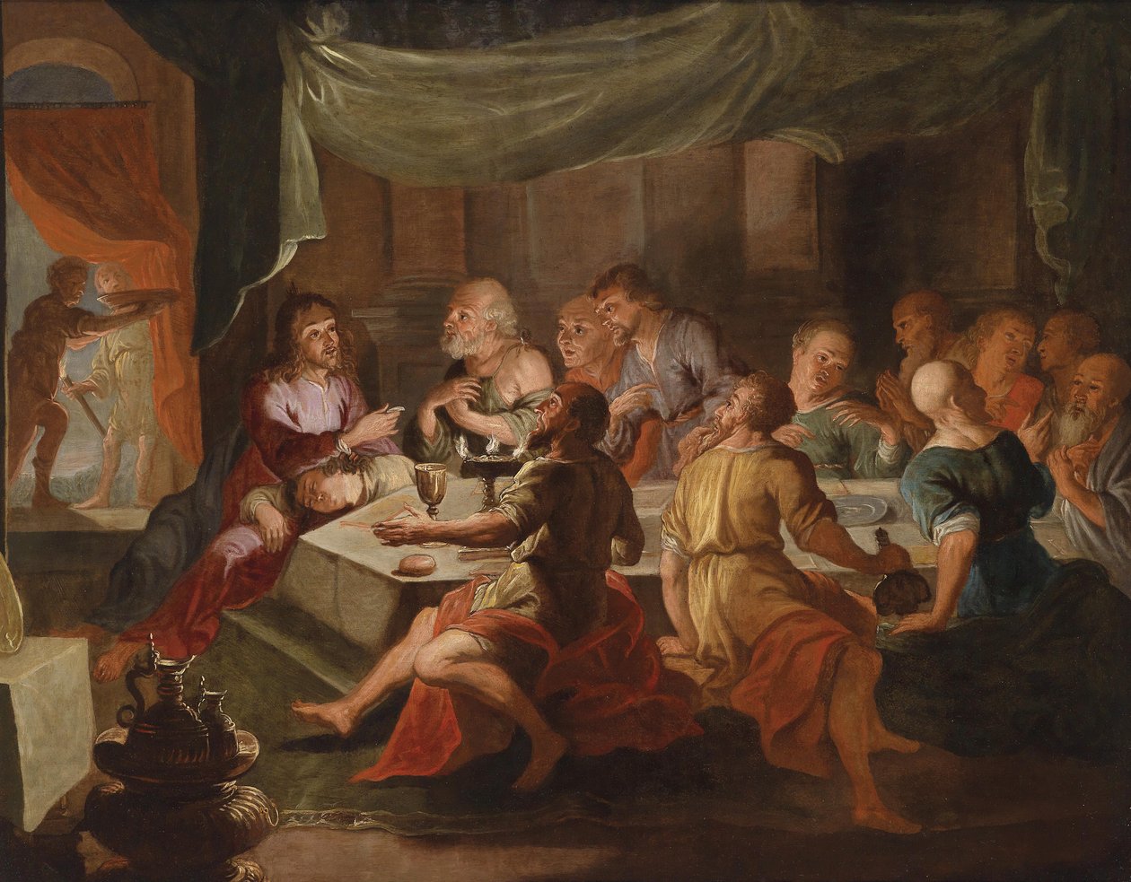 Sista måltiden av Willem van the Elder Herp