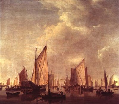 Frakt i lugn och ro av Willem van de Velde