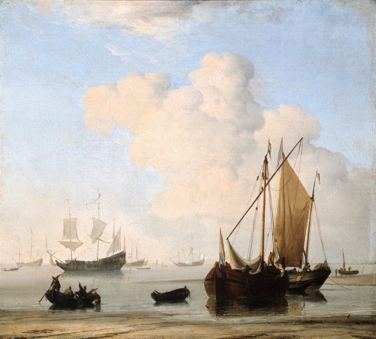 Ett lugn av Willem van de Velde the Younger