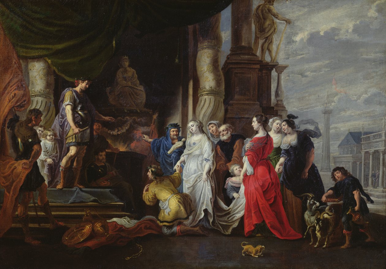 Scipios kontinens (237-183 f.Kr.) av Willem van the Elder Herp