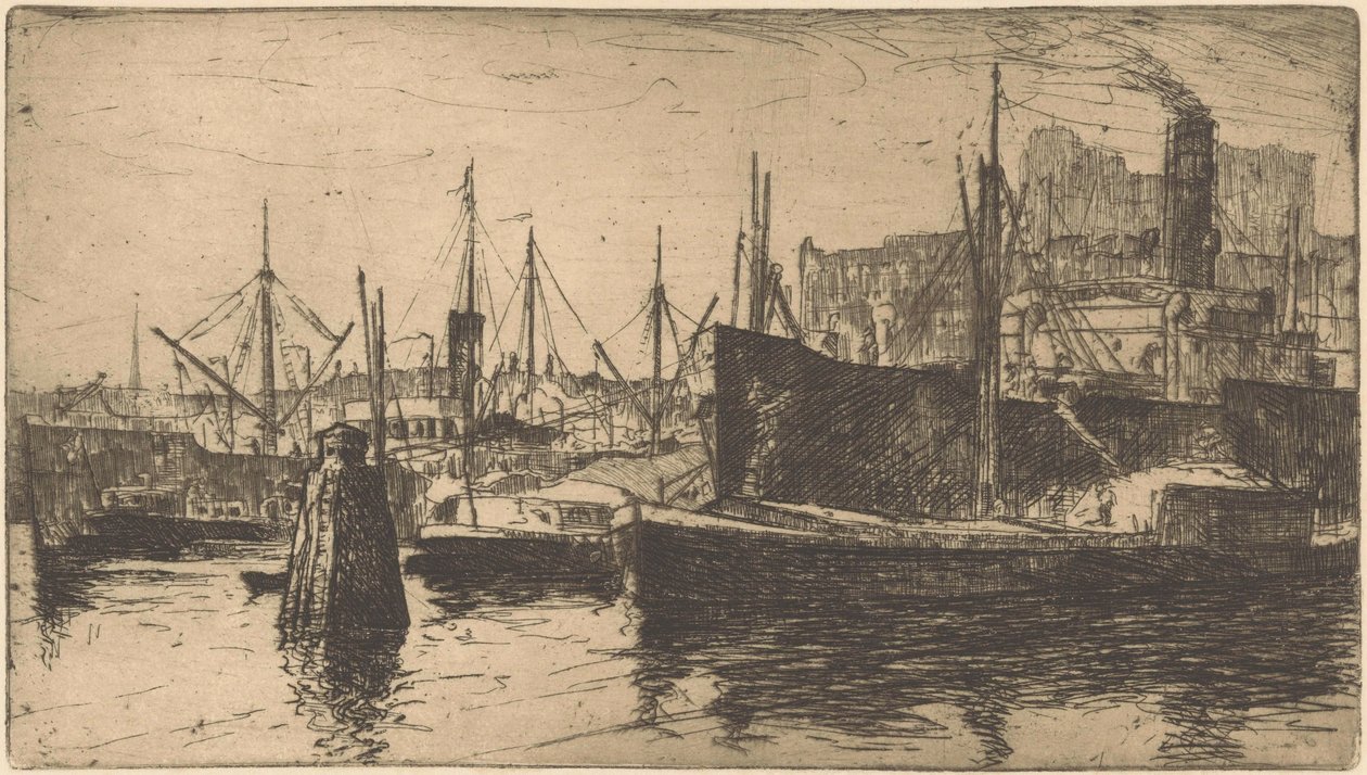 Rotterdam (originaltitel på objekt) av Willem Adrianus Grondhout