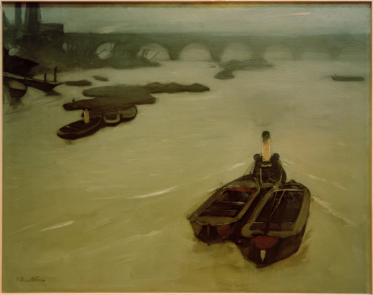 Themsen i London av Willem Arnoldus Witsen