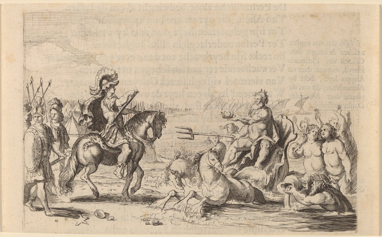 Alexander den store och Neptunus, 1634. av Willem Basse