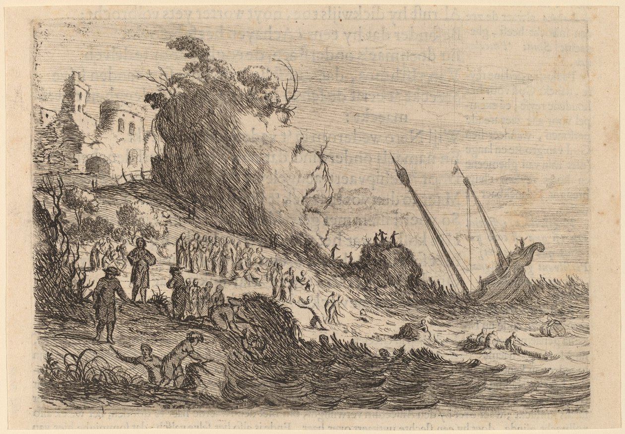 Saint Paul förliste på ön Malta av Willem Basse